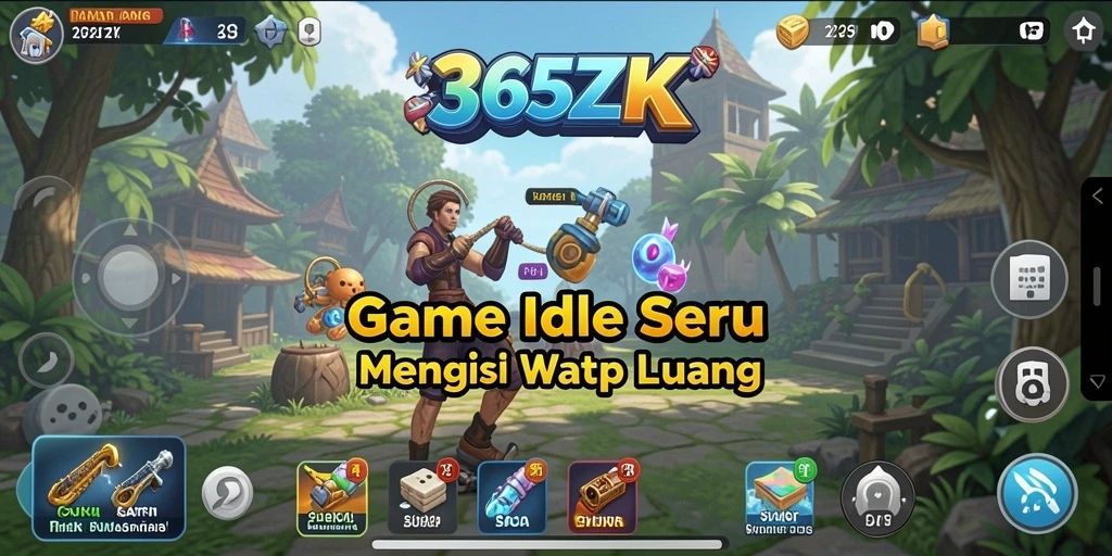 Tampilan gameplay seru di 365ZK yang penuh warna.