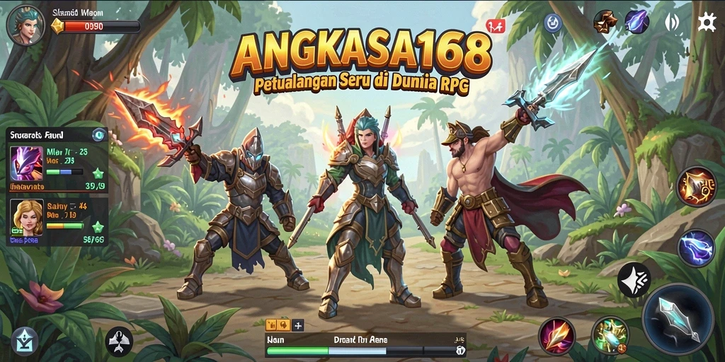 Gameplay RPG ANGKASA168 yang menantang dan menyenangkan.