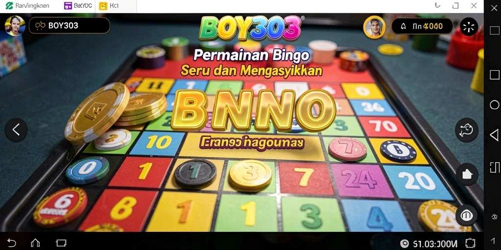 Gameplay seru dalam game Bingo BOY303 yang mengasyikkan.