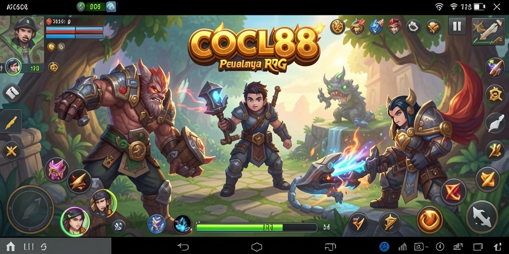 Screenshot gameplay COCOL88 yang menampilkan aksi seru dan petualangan.