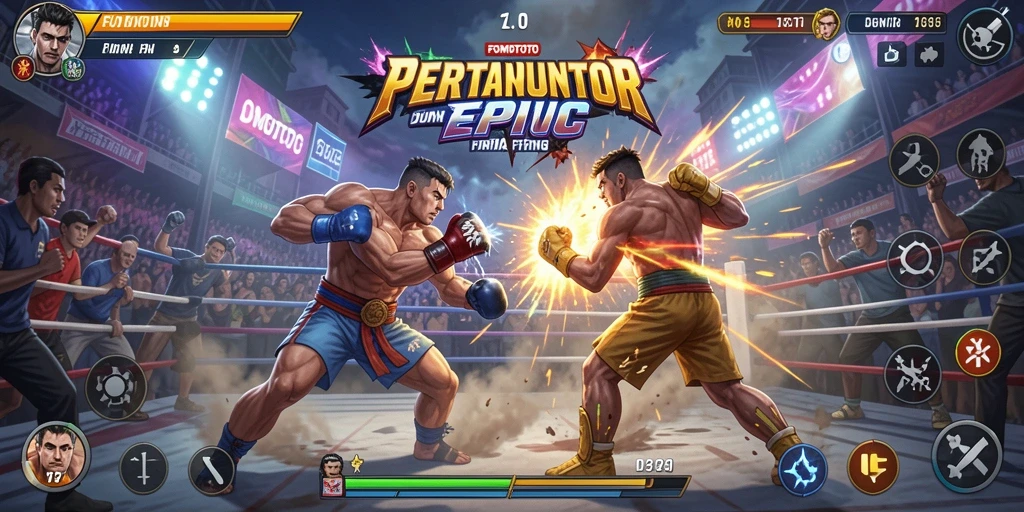 Tampilan gameplay FOMOTOTO yang seru dan mengasyikkan.