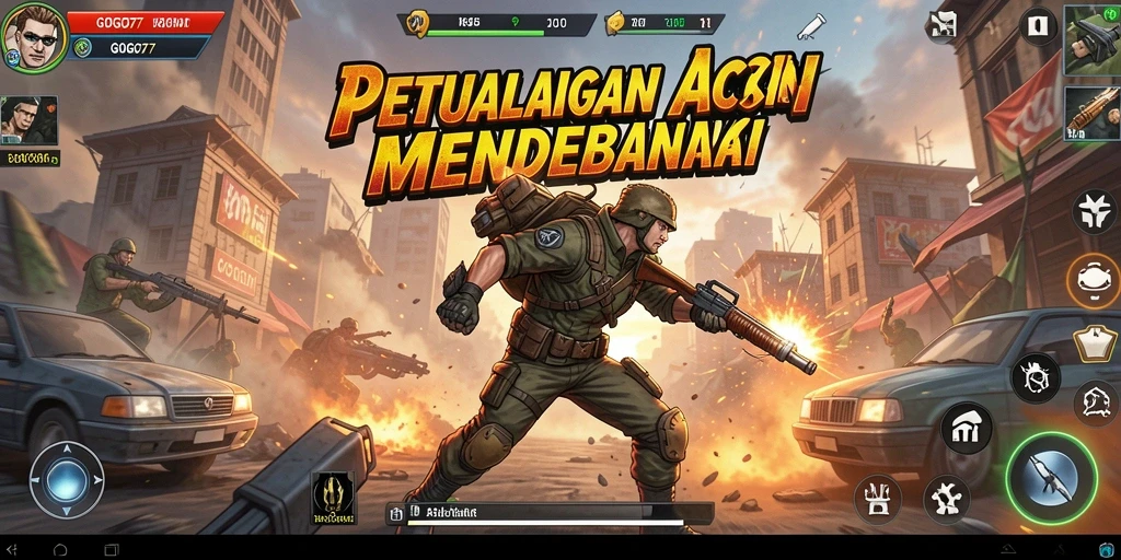 Tangkapan layar GOGO77 menampilkan aksi pertarungan yang mendebarkan.