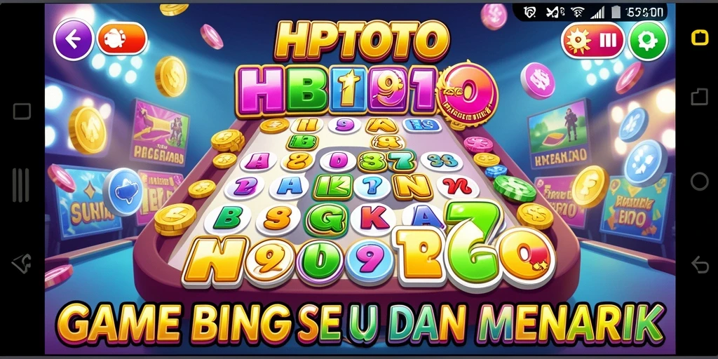 Screenshot HPTOTO menampilkan aksi seru permainan Bingo yang mengasyikkan.