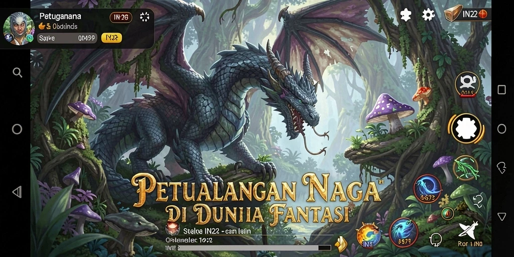 Tangkapan layar gameplay IN22 menampilkan aksi pertarungan yang mendebarkan.