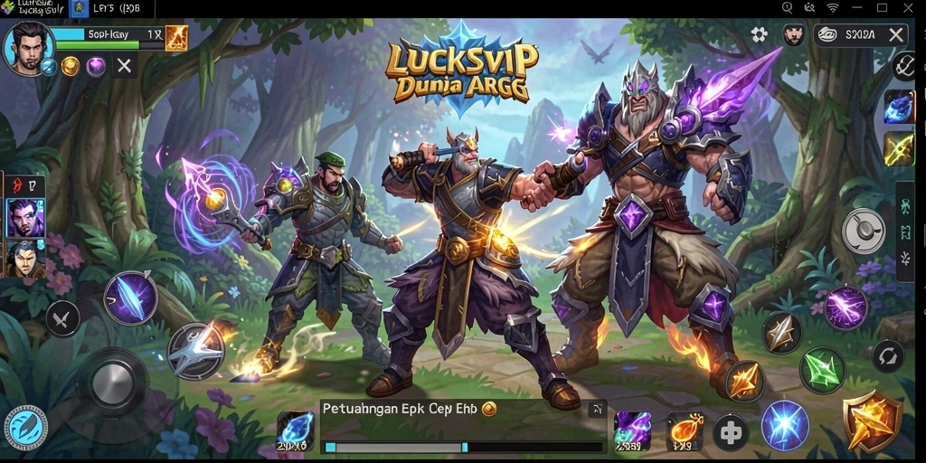 Tangkapan layar gameplay LUCKSVIP yang menunjukkan aksi seru dan grafis yang memukau.