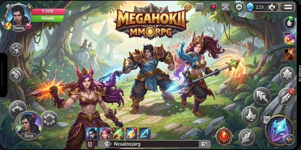 Gameplay epik dan interaksi antar pemain di MEGAHOKI.