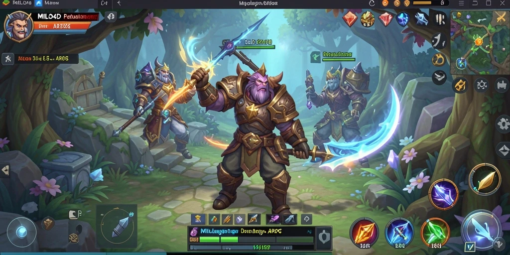 Tangkapan layar gameplay ARPG yang menegangkan di MILO4D.