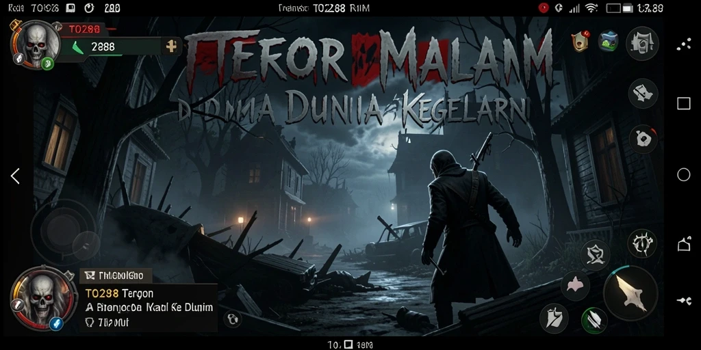 Screenshot utama TO288 menampilkan suasana kelam dan menegangkan di dalam game.